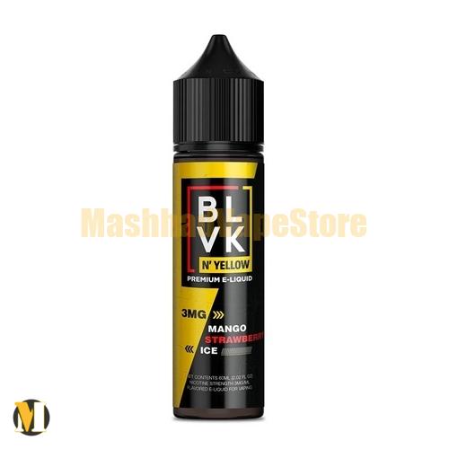 BLVK N Yellow Mango Strawberry Ice E-Liquid 60ml (2) جویس انبه توت فرنگی یخ بی ال وی کی <br><span>Blvk N Yellow Mango Strawberry Ice 60ml</span> - Image 3