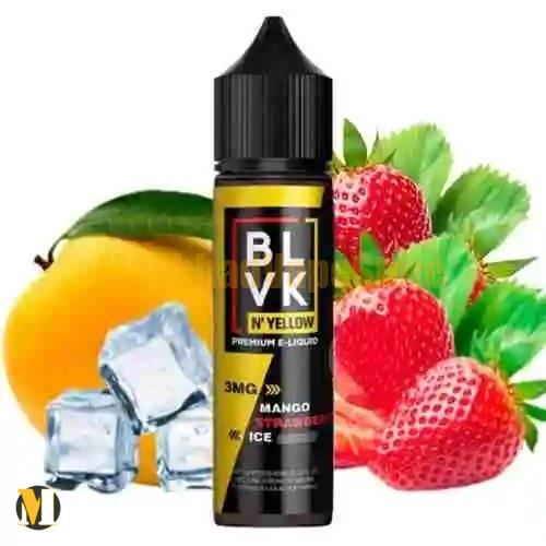 BLVK N Yellow Mango Strawberry Ice E-Liquid 60ml (3) جویس انبه توت فرنگی یخ بی ال وی کی <br><span>Blvk N Yellow Mango Strawberry Ice 60ml</span> - Image 1