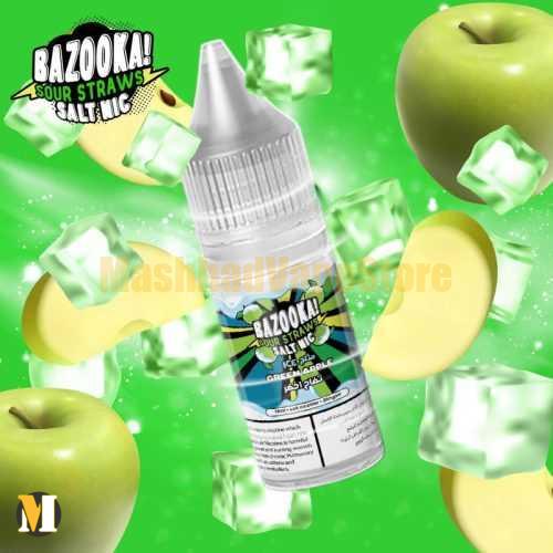 Bazooka Green Apple Ice SaltNic سالت سیب سبز یخ بازوکا <br><span>Bazooka Green Apple Ice SaltNic 30ml</span> - Image 1