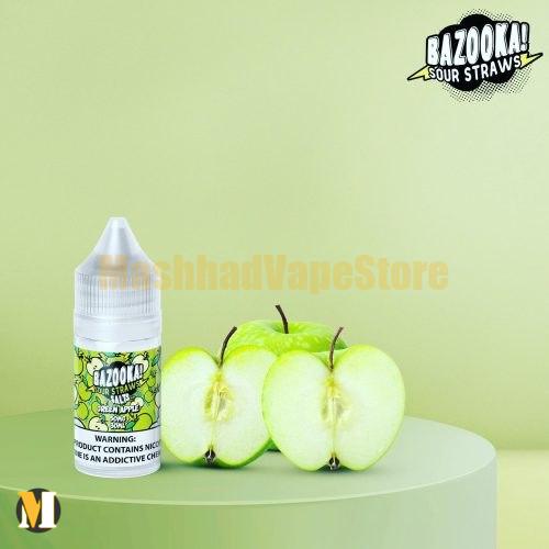 Bazooka Green Apple SaltNic 30ml سالت سیب سبز بازوکا <br><span>Bazooka Green Apple SaltNic 30ml</span> - Image 1