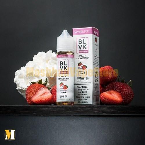 Blvk Creamy Strawberry E-Liquid 60ml (3) جویس توت فرنگی خامه بی ال وی کی <br><span>Blvk Creamy Strawberry 60ml</span> - Image 3