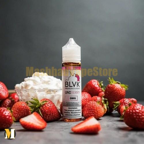 Blvk Creamy Strawberry E-Liquid 60ml (4) جویس توت فرنگی خامه بی ال وی کی <br><span>Blvk Creamy Strawberry 60ml</span> - Image 2