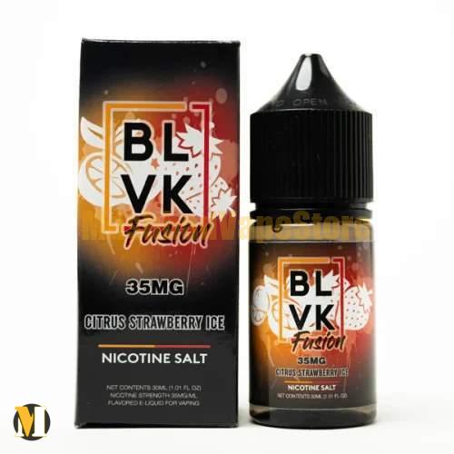 Blvk Fusion Nicotine Salt Citrus Strawberry Ice 30ml (2) سالت لیمو توت فرنگی یخ بی ال وی کی <br><span>Blvk Fusion Nicotine Salt Citrus Strawberry Ice 30ml</span> - Image 2