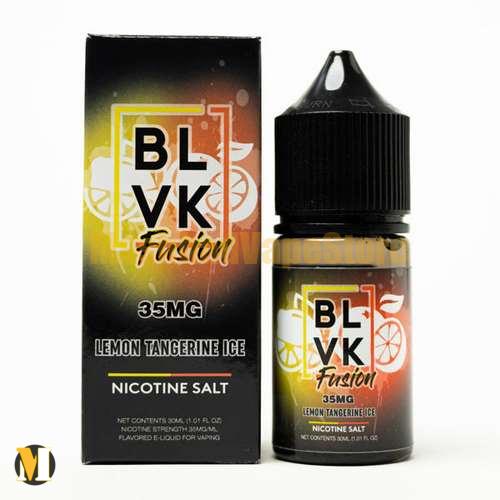 Blvk Fusion Nicotine Salt Lemon Tangerine Ice 30ml (2) سالت لیمو نارنگی یخ بی ال وی کی <br><span>Blvk Fusion Nicotine Salt Lemon Tangerine Ice 30ml</span> - Image 2