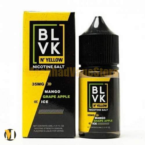 Blvk N’ Yellow Mango Grape Apple Ice SaltNic 30ml (1) سالت انبه انگور سیب یخ بی ال وی کی <br><span>Blvk N’ Yellow Mango Grape Apple Ice SaltNic 30ml</span> - Image 2
