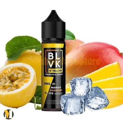 Blvk N’ Yellow Mango Passion Ice E-Liquids 60ml (1) جویس انبه پشن یخ لاین ان یلو بی ال وی کی <br><span>Blvk N’ Yellow Mango Passion Ice 60ml</span> - Image 1