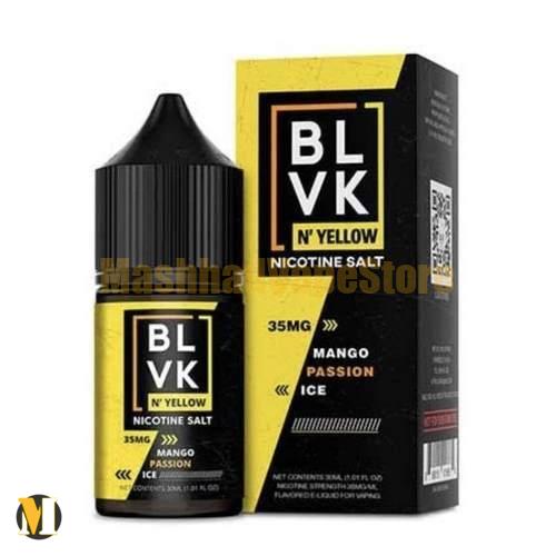 Blvk N’ Yellow Mango Passion Ice SaltNic 30ml (2) سالت انبه پشن یخ بی ال وی کی <br><span>Blvk N’ Yellow Mango Passion Ice SaltNic 30ml</span> - Image 2
