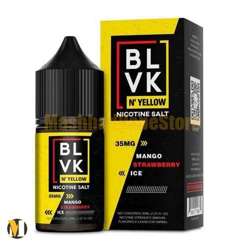 Blvk N’ Yellow Mango Strawberry Ice SaltNic 30ml (1) سالت انبه توت فرنگی یخ بی ال وی کی <br><span>Blvk N’ Yellow Mango Strawberry Ice SaltNic 30ml</span> - Image 2