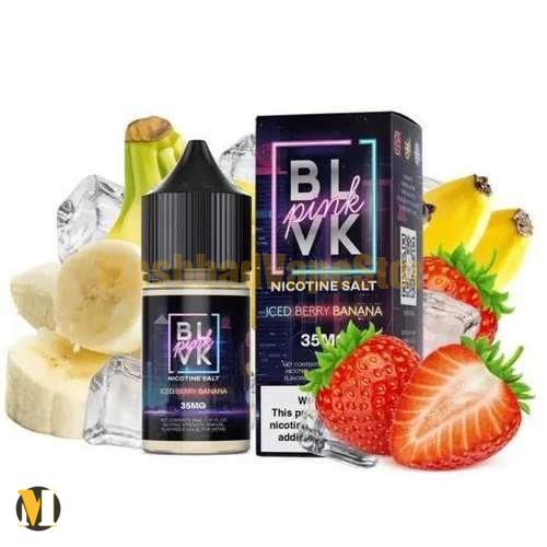 Blvk Pink Iced Berry Banana SaltNic 30ml (1) سالت بری موز یخ بی ال وی کی <br><span>Blvk Pink Iced Berry Banana SaltNic 30ml</span> - Image 1