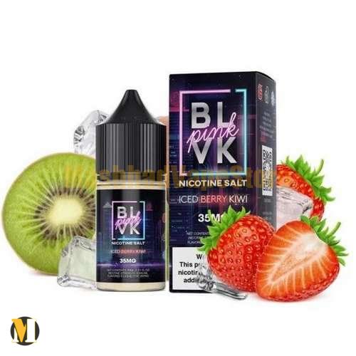 Blvk Pink Iced Berry Kiwi SaltNic 30ml (1) سالت بری کیوی یخ بی ال وی کی <br><span>Blvk Pink Iced Berry Kiwi SaltNic 30ml</span> - Image 1