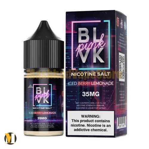 Blvk Pink Iced Berry Kiwi SaltNic 30ml (2) سالت بری کیوی یخ بی ال وی کی <br><span>Blvk Pink Iced Berry Kiwi SaltNic 30ml</span> - Image 2