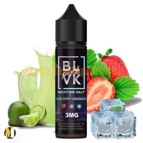Blvk Pink Iced Berry Lemonade E-Liquid 60ml (1) جویس توت فرنگی لیموناد یخ بی ال وی کی <br><span>Blvk Pink Iced Berry Lemonade 60ml</span> - Image 1
