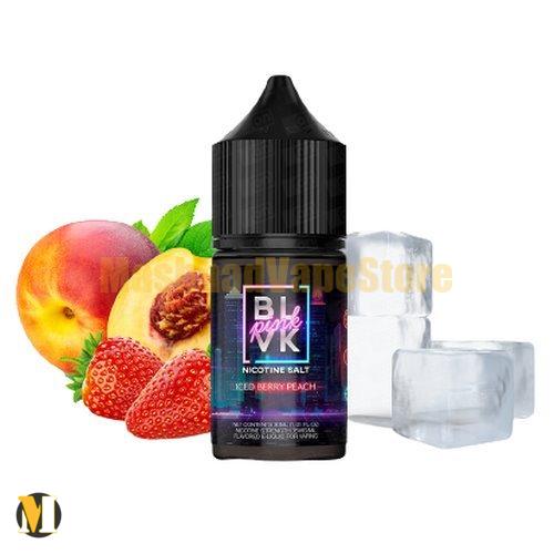 Blvk Pink Nicotin Salt Iced Berry Peach 30ml (1) سالت توت فرنگی هلو یخ بی ال وی کی <br><span>Blvk Pink Nicotin Salt Iced Berry Peach 30ml</span> - Image 1