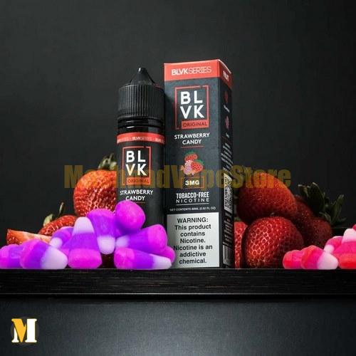 Blvk Strawberry Candy E-Liquid 60ml (1) جویس آب نبات توت فرنگی بی ال وی کی <br><span>Blvk Strawberry Candy 60ml</span> - Image 1