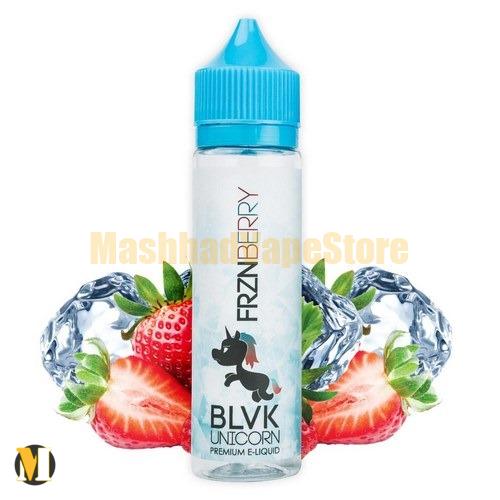 Blvk Unicorn Frzn Berry E-Liquid 60ml (1) جویس توت فرنگی یخ بی ال وی کی <br><span>Blvk Unicorn Frzn Berry 60ml</span> - Image 1