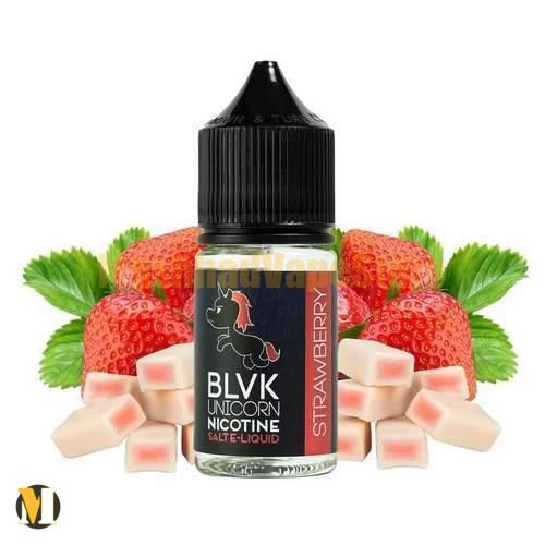 Blvk Unicorn Nicotine Salt Strawberry 30ml (1) سالت توت فرنگی بی ال وی کی <br><span>Blvk Unicorn Nicotine Salt Strawberry 30ml</span> - Image 1