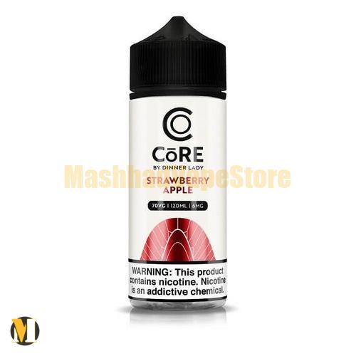 Core By Dinner Lady Strawberry Apple E-Liquid 120ml (2) جویس توت فرنگی سیب کر <br><span>Core By Dinner Lady Strawberry Apple 120ml</span> - Image 2