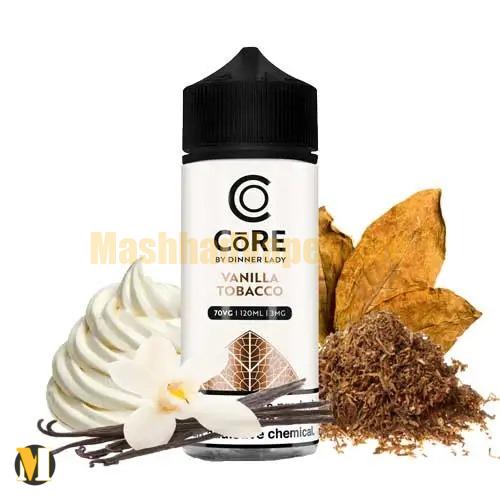 Core By Dinner Lady Vanilla Tobacco E-Liquid 120ml (2) جویس وانیل تنباکو خامه کر <br><span>Core By Dinner Lady Vanilla Tobacco 120ml</span> - Image 1
