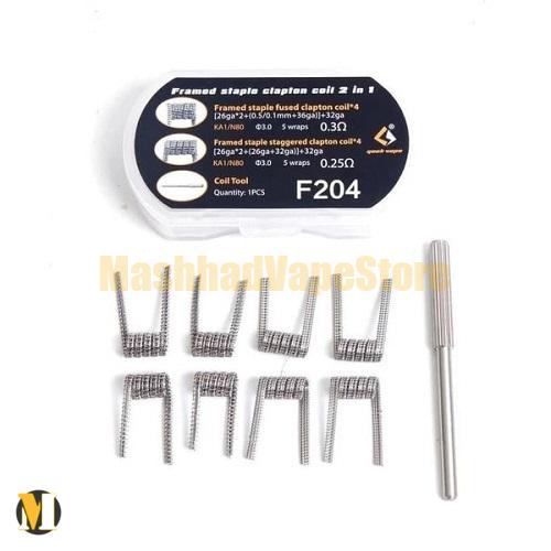Geekvape Framed Staple Clapton Coil 2 In 1 F204 کویل فریمد استاپل کلاپتون گیک ویپ <br><span>Geekvape Framed Staple Clapton Coil 2 In 1 F204</span> - Image 2
