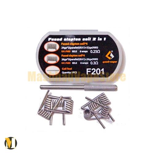 Geekvape Fused Clapton Coil 2 In 1 F201 (1) کویل فیوزد کلاپتون گیک ویپ <br><span>Geekvape Fused Clapton Coil 2 In 1 F201</span> - Image 1