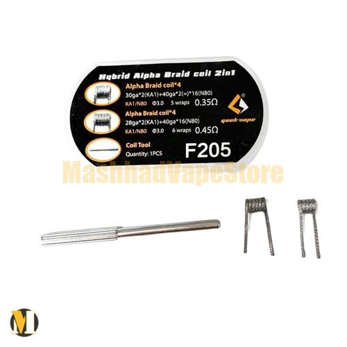 Geekvape Hybrid Alpha Braid Coil 2 In 1 F205 (2) کویل هایبرید آلفا برید گیک ویپ <br><span>Geekvape Hybrid Alpha Braid Coil 2 In 1 F205</span> - Image 2