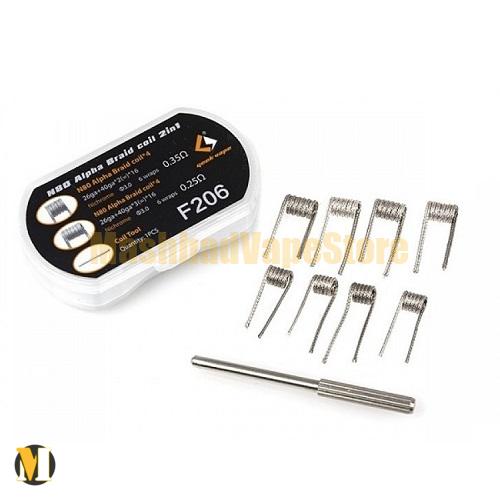 Geekvape N80 Alpha Braid Coil 2 In 1 F206 (1) کویل آلفا برید N80 گیک ویپ <br><span>Geekvape N80 Alpha Braid Coil 2 In 1 F206</span> - Image 1