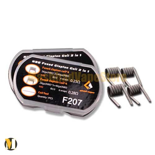 Geekvape N90 Fused Clapton Coil F207 (1) کویل فیوزد کلاپتون N90 گیک ویپ <br><span>Geekvape N90 Fused Clapton Coil 2 In 1 F207</span> - Image 1