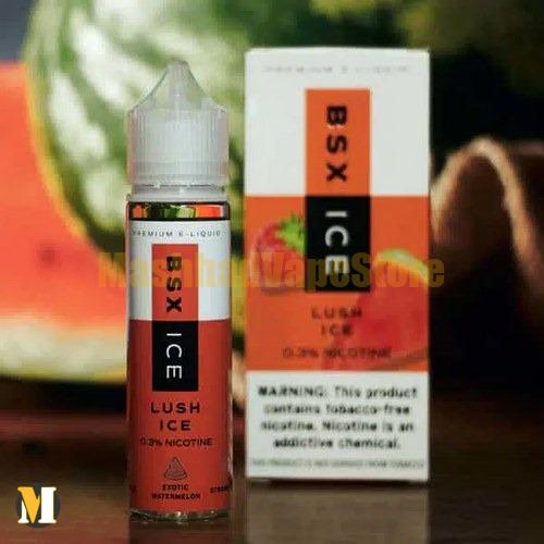 Glas Lush Ice BSX Ice Series E-Liquid 60ml (1) جویس هندوانه توت فرنگی یخ گلس <br><span>Glas Lush Ice BSX Ice Series 60ml</span> - Image 1
