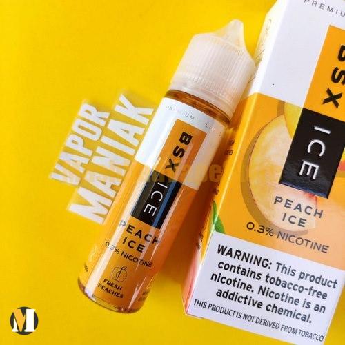 Glas Peach Ice BSX Ice Series E-Liquid 60ml (1) جویس هلو یخ گلس <br><span>Glas Peach Ice BSX Ice Series 60ml</span> - Image 1