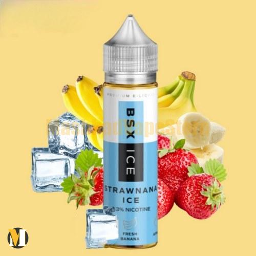 Glas Strawnana ICE BSX ICE Series E-Liquid 60ml (1) جویس توت فرنگی موز یخ گلس <br><span>Glas Strawnana ICE BSX ICE Series 60ml</span> - Image 1