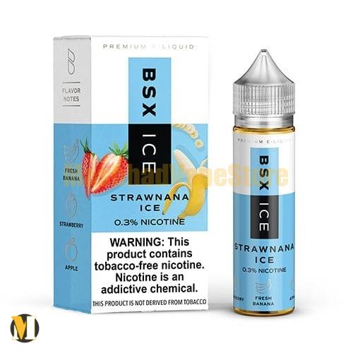 Glas Strawnana ICE BSX ICE Series E-Liquid 60ml (2) جویس توت فرنگی موز یخ گلس <br><span>Glas Strawnana ICE BSX ICE Series 60ml</span> - Image 2