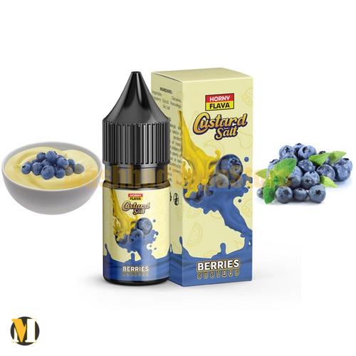 Horny Flava Berries Custard Salt Nic (1) سالت بلوبری کاستارد هورنی <br><span>Horny Flava Berries Custard Salt Nic</span> - Image 1