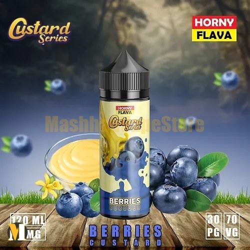 Horny Flava Berries Custard جویس بلوبری کاستارد هورنی <br><span>Horny Flava Berries Custard</span> - Image 1