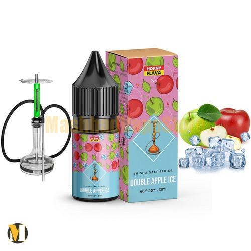 Horny Flava Shisha Double Apple Ice Salt Nic سالت قلیان دوسیب یخ هورنی <br><span>Horny Flava Shisha Double Apple Ice Salt Nic</span> - Image 1