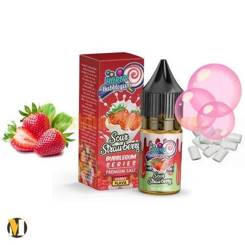 Horny Flava Sour Strawberry Bubblegum Salt Nic سالت آدامس بادکنکی توت فرنگی هورنی <br><span>Horny Flava Sour Strawberry Bubblegum Salt Nic</span> - Image 1