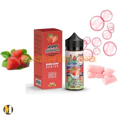 Horny Flava Sour Strawberry Bubblegum جویس آدامس بادکنکی توت فرنگی هورنی <br><span>Horny Flava Sour Strawberry Bubblegum</span> - Image 2