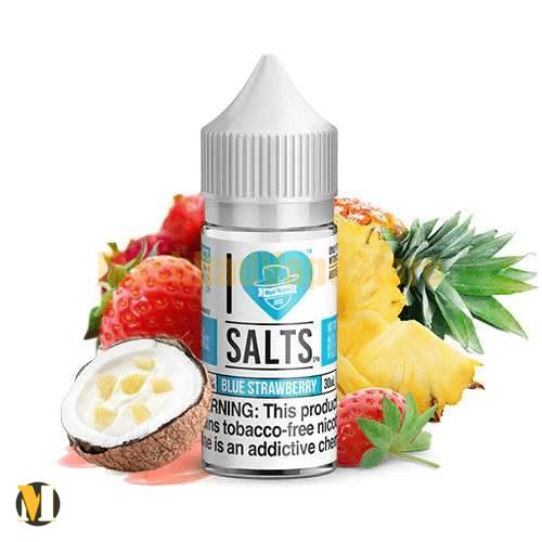 I Love Salts Blue Strawberry SaltNic 30ml (1) سالت توت فرنگی آبی آی لاو سالت <br><span>I Love Salts Blue Strawberry SaltNic 30ml</span> - Image 1