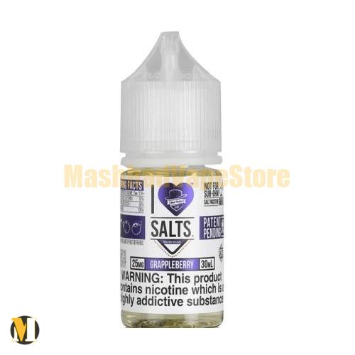 I Love Salts Grappleberry SaltNic 30ml (2) سالت انگور سیب سبز بلوبری آی لاو سالت <br><span>I Love Salts Grappleberry SaltNic 30ml</span> - Image 2