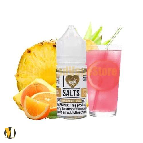 I Love Salts Orange Pineapple Crush SaltNic 30ml (1) سالت پرتقال آناناس شاتوت آی لاو سالت <br><span>I Love Salts Orange Pineapple Crush SaltNic 30ml</span> - Image 1