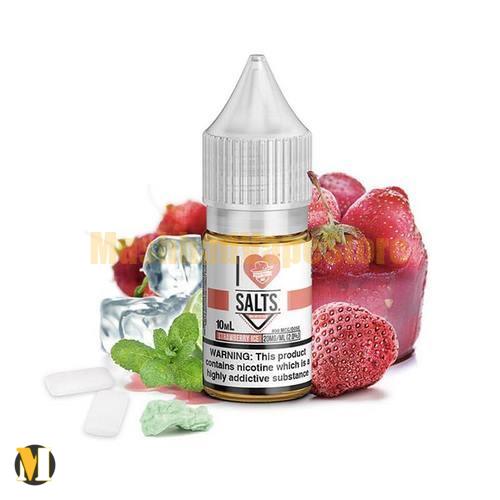 I Love Salts Strawberry Ice SaltNic 30ml (1) سالت توت فرنگی یخ آی لاو سالت <br><span>I Love Salts Strawberry Ice SaltNic 30ml</span> - Image 1