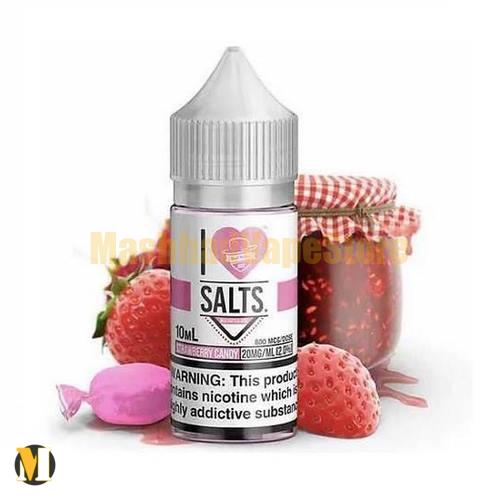 I Love Salts Sweet Strawberry SaltNic 30ml سالت توت فرنگی آبنبات آی لاو سالت <br><span>I Love Salts Sweet Strawberry SaltNic 30ml</span> - Image 1