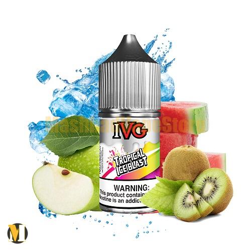 IVG Tropical Ice Blast Nic Salt 30ml (1) سالت هندوانه کیوی سیب یخ ای وی جی <br><span>IVG Tropical Ice Blast Nic Salt 30ml</span> - Image 1