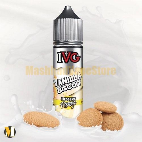 IVG Vanilla Biscuit E-Liquid 60ml (3) جویس بیسکویت وانیلی ای وی جی <br><span>IVG Vanilla Biscuit 60ml</span> - Image 3