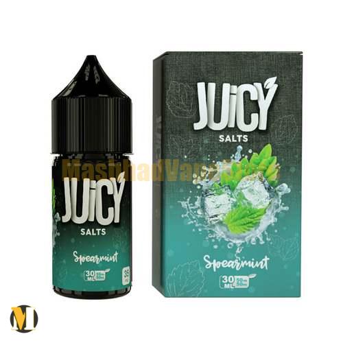 Juicy Salts Spearmint 30ml (1) سالت نعناع یخ جوسی <br><span>Juicy Salts Spearmint 30ml</span> - Image 2
