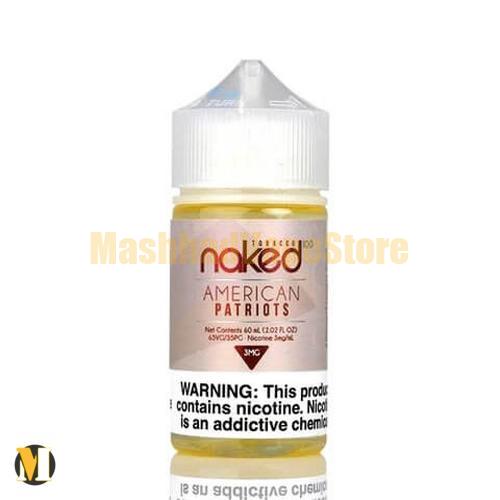NAKED 100 AMERICAN PATRIOT E-JUICE 60ml (2) جویس تنباکویی آمریکن پتریوت نیکد <br><span>Naked 100 American Patriot 60ml</span> - Image 2