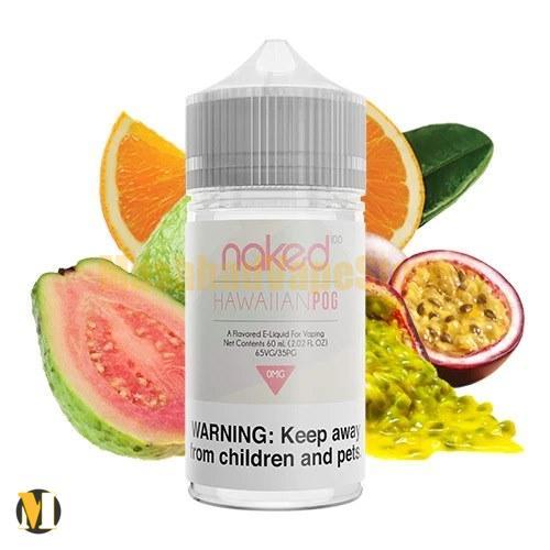 NAKED 100 HAWAIIAN POG E-JUICE 60ml (1) جویس پشن فروت پرتقال گواوا نیکد <br><span>Naked 100 Hawaiian Pog 60ml</span> - Image 1
