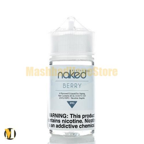 NAKED 100 MENTHOL BERRY E-JUICE 60ml (2) جویس تمشک زغال اخته شاه توت یخ نیکد <br><span>Naked 100 Menthol Berry 60ml</span> - Image 2