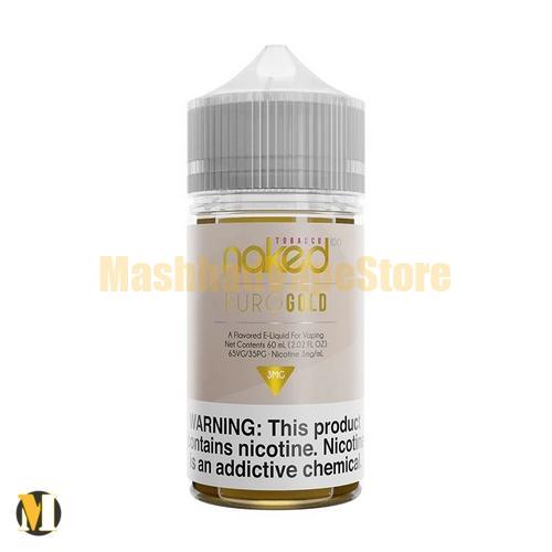 NAKED 100 TOBACCO EURO GOLD E-JUICE 60ml (2) جویس تنباکویی اِرو گلد نیکد <br><span>Naked 100 Tobacco Euro Gold 60ml</span> - Image 2