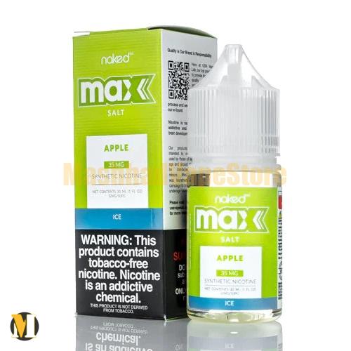 NKD 100 Max Apple Ice SaltNic 30ml (1) سالت سیب یخ نیکد <br><span>NKD 100 Max Apple Ice 30ml</span> - Image 2