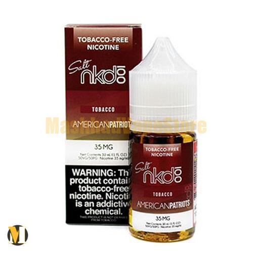 NKD 100 Salt American Patriot 30ml (2) سالت تنباکویی آمریکن پتریوت نیکد <br><span>NKD 100 Salt American Patriot 30ml</span> - Image 2